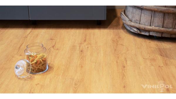 Кварцвиниловая плитка Vinilpol 7896-EIR Дуб Флоренция